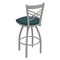 Holland Bar Stool Co 30" Swivel Bar Stool, Nickel Finish, Graph Tidal Seat 82030AN022 - alternate 3